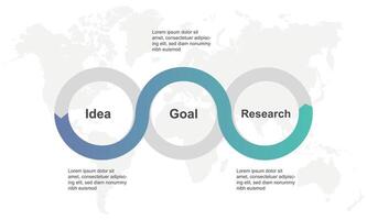 infographics with 3 steps, and options. chart. vector