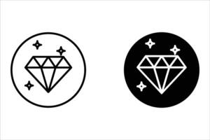 diamond icon design template simple and clean vector