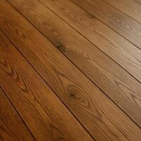 Elegant Natural Wood Flooring with Warm Tones and Detailed Grain Pattern in Full Frame High Resolution Image Ideal for Interior Design and Architectural Projects, Providing a Cozy Inviting Atmosphere photo