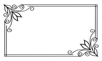 floral borders merge with abstract patterns. vector
