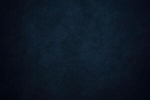 Grunge Blue Decorative Concrete Wall Texture with Copy Space for Background Design Banner photo
