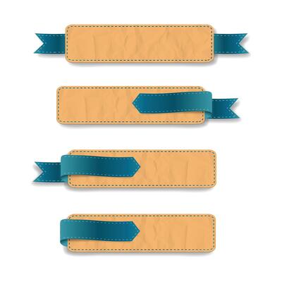Creative Folded Ribbon Labels