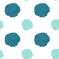 Colorful shell pattern design on white background suitable for various uses vector
