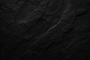 Dark Textured Stone Background With Abstract Mountain Pattern for Grunge Design and Rock Texture Concepts in Black and Gray photo