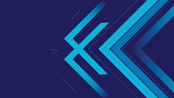 Creative abstract background with blue tones and geometric arrow shapes ideal for web and graphic design vector