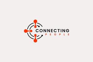 Connection design template icon illustration vector