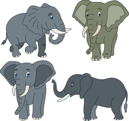Elephant Clipart Illustrations