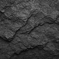 Black And White Rock Texture With Cracked Layered Mountain Surface Close Up Grungy Stone Background With Space For Design photo