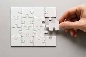 Completing the Puzzle Solving Problems with Logical Ideas and Knowledge through Last Piece Connection photo