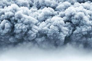 Clouds in the sky with a blue sky background photo