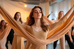 A group of women in a dance class photo