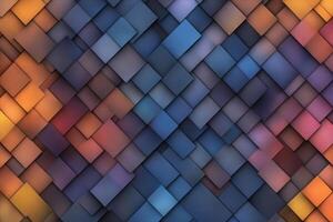 Abstract background with squares and triangles photo