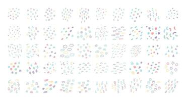 Scatter Scribble for Scrapbook Ornament vector