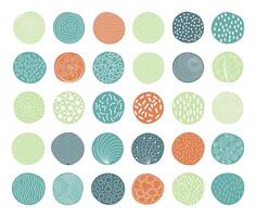 Circle Ornament with Pattern vector