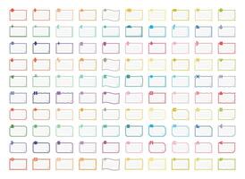 Notes with Geometric Shape Ornament Landscape Resolution vector