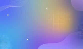 Gradient abstract background design vector