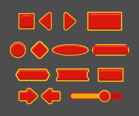 Graphical user interface elements for a game.