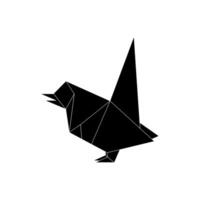 Finches, Goldfinch Shape Inspired by Origami Form, can use for Logo, Pictogram, Bird Figure, Website, Apps, or Graphic Design Element. vector