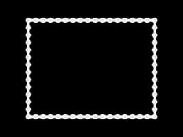 Frame Work in Rhombus Shape for Picture or Photo Image Create from Chain of the Motorcycle, Bike, Bicycle or Machine. BW and Editable vector
