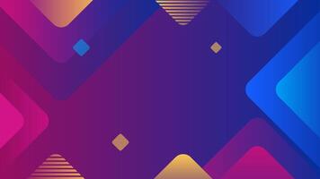 Modern abstract background with geometric element. Blue, orange, yellow, purple, and pink gradient background. Creative geometric background. Shapes background. Gradient background vector