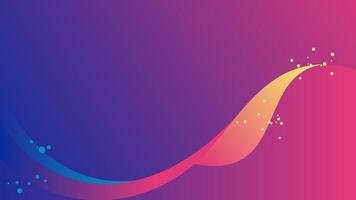 Creative abstract background with gradient color and nature element. Blue, orange, purple, and pink gradient background.. Modern floral background. Abstract leaf design. vector