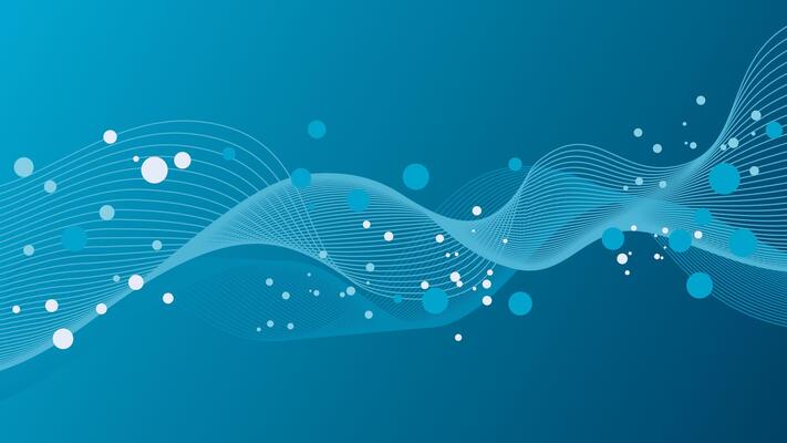 Abstract blue background. Modern abstract background with lines, stripes and circles element. Blue gradient background.