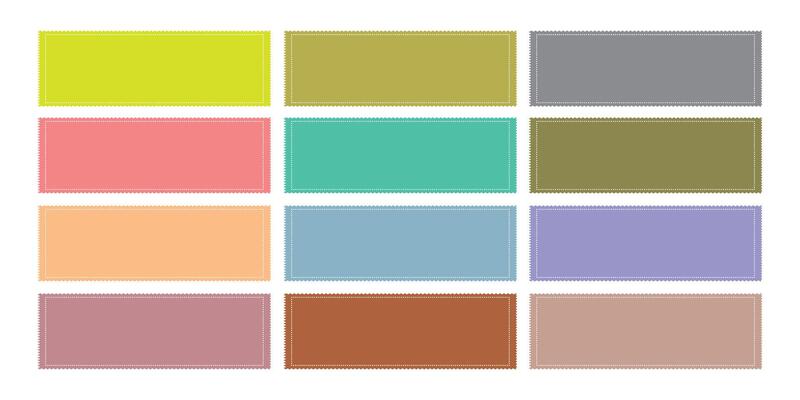 Colorful Paper Square Set Design Vibrant Template for Creative Layouts