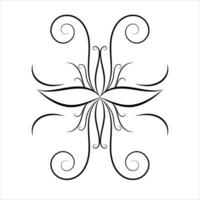 Classic Swirl Divider Element vector