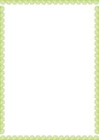 Doodle elements simple frame. Trendy graphic template. Cute empty frame box for your text vector