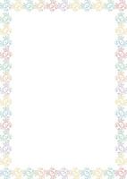 Crab frame. Colorful doodle maritime template. Rectangle border with empty space for your text vector