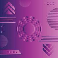 Abstract dark purple gradient background with diagonal geometric shape and line. illustration vector