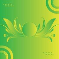 Abstract Colorful Geometric Flower Background with papercut style vector
