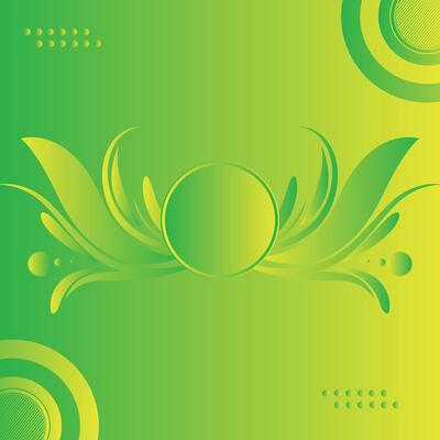 Abstract Colorful Geometric Flower Background with papercut style
