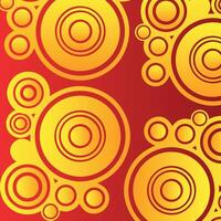 abstract simple yellow circle pattern can be used background. gradint background with yellow circle rings. white gradient minimal background with circle difference shape vector