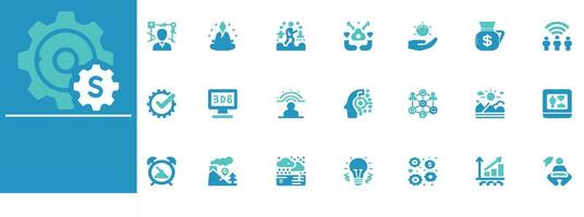 Optimized production efficiency sets vector