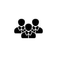 Group of people. Represents teamwork, collaboration, community, and group dynamics. vector