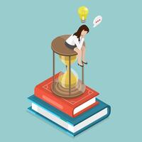 3D Isometric Flat Illustration of Decision Making, Thinking About Complicated Problem vector