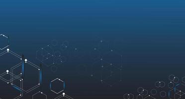Abstract Digital Technology Network Design vector