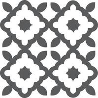 Elegant Seamless Pattern Design With Floral Geometric Elements vector