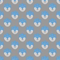 Seamless abstract pattern in minimalist style. vector