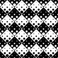 Abstract black and white dot pattern background design vector