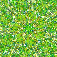 Geometrical dynamic colorful abstract round flower mosaic background vector