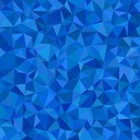 Blue triangle tile mosaic background - polygon illustration from triangles vector