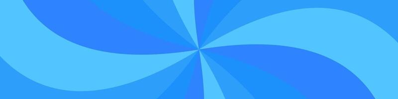 Geometrical light blue abstract spiral ray pattern background vector
