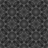 Grey geometrical seamless abstract mosaic petal pattern background design vector