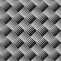 Black and white abstract square pattern background design vector