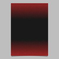 Halftone geometric circle and square pattern flyer background template graphic vector