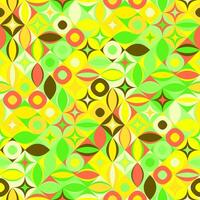 Seamless colorful geometrical mosaic pattern background design vector