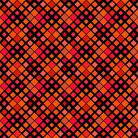 Abstract seamless red diagonal square pattern background design vector
