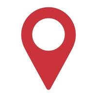 Map Pin Icon Representing Location and Navigation Editable Illustration Isolated on a White Background for Digital Use vector